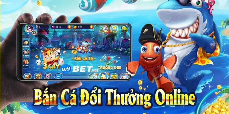 Bắn cá trên W9bet nhận nhiều phần thưởng giá trị 